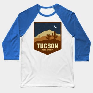 Desert Night Scene - Tucson Arizona Baseball T-Shirt